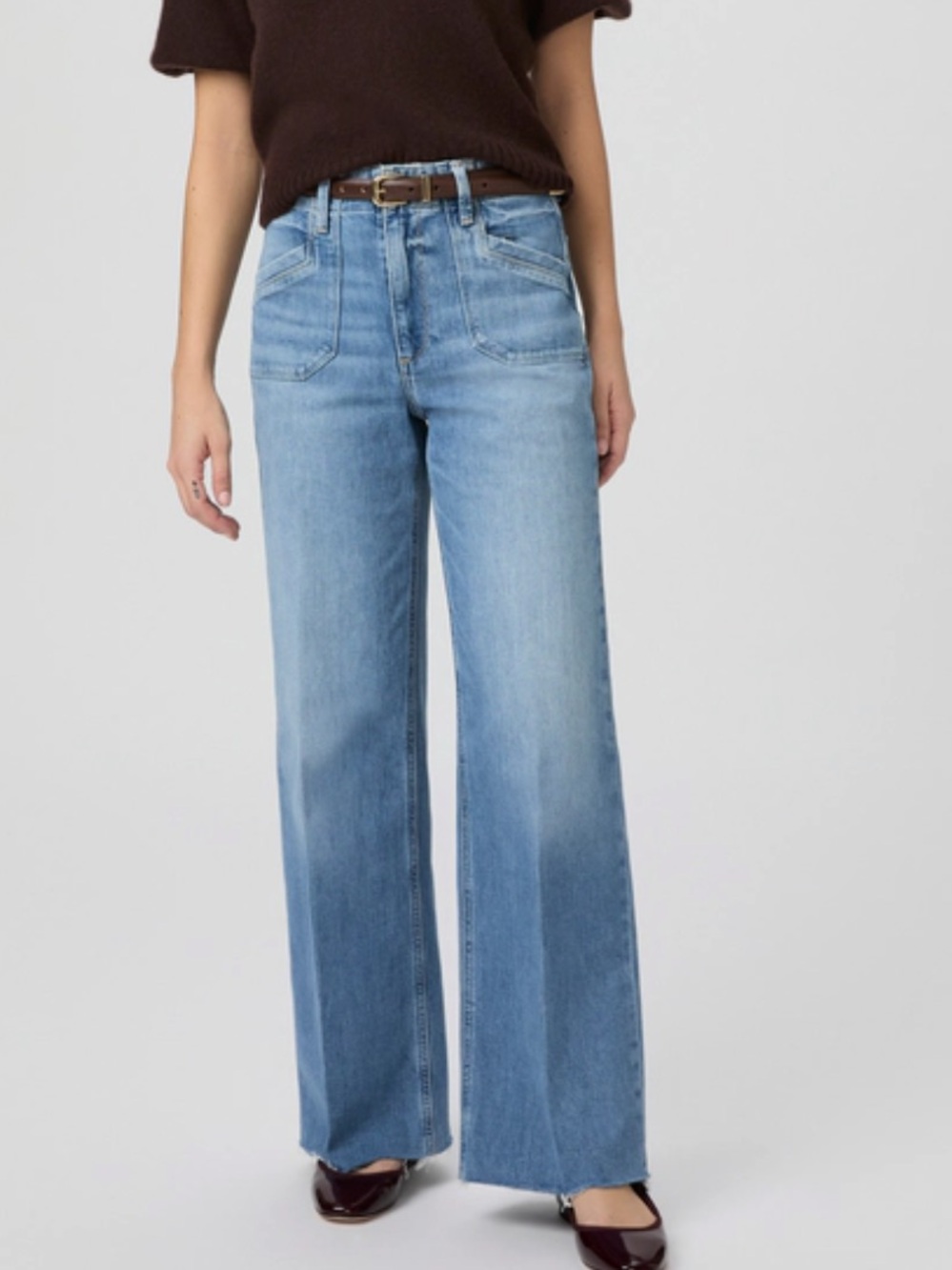 Paige Anessa wide leg Jean size 27